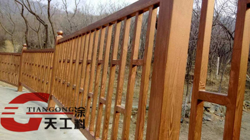 護(hù)欄木紋漆施工價格